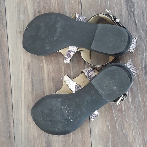 Anthropologie Franco Sarto Women Toro Leather sandals flats sz 8M - Picture 9 of 10